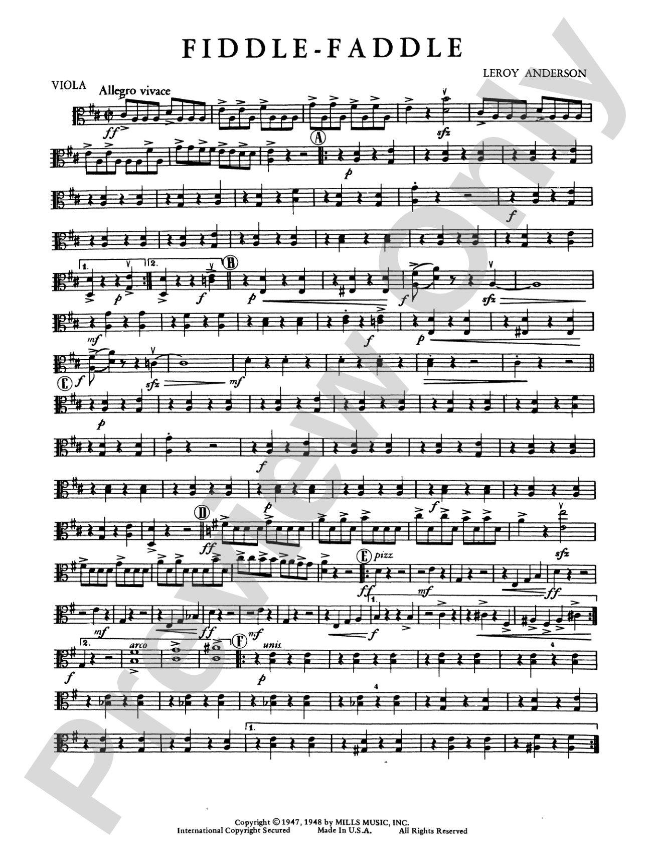 Fiddle-Faddle: Viola