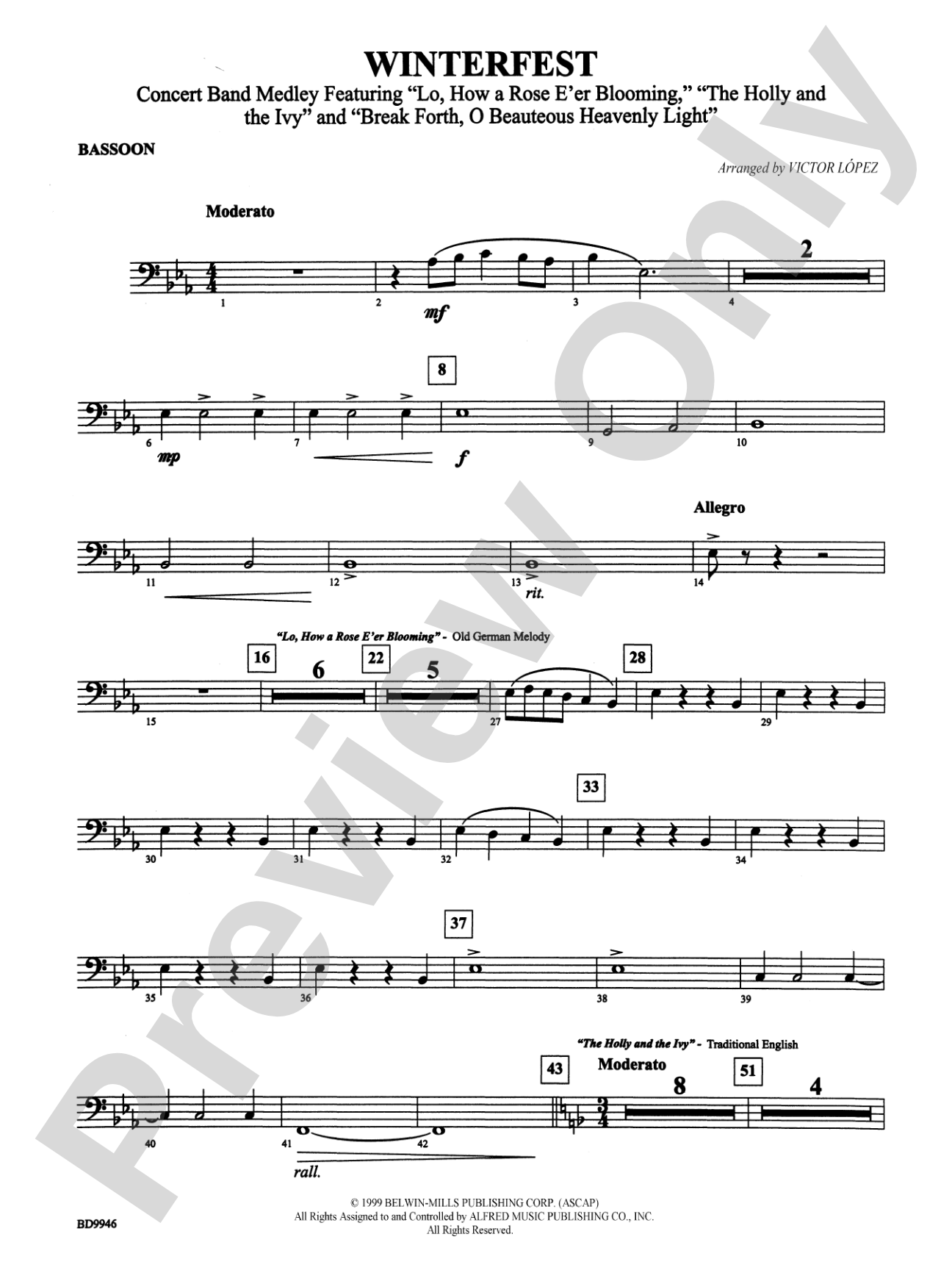 Winterfest: Bassoon