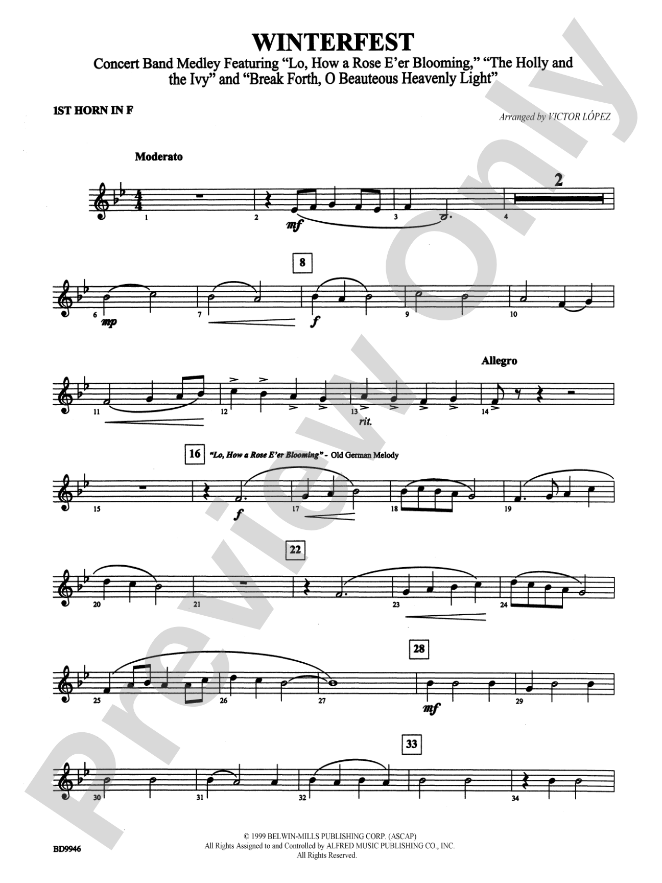 Winterfest: 1st F Horn