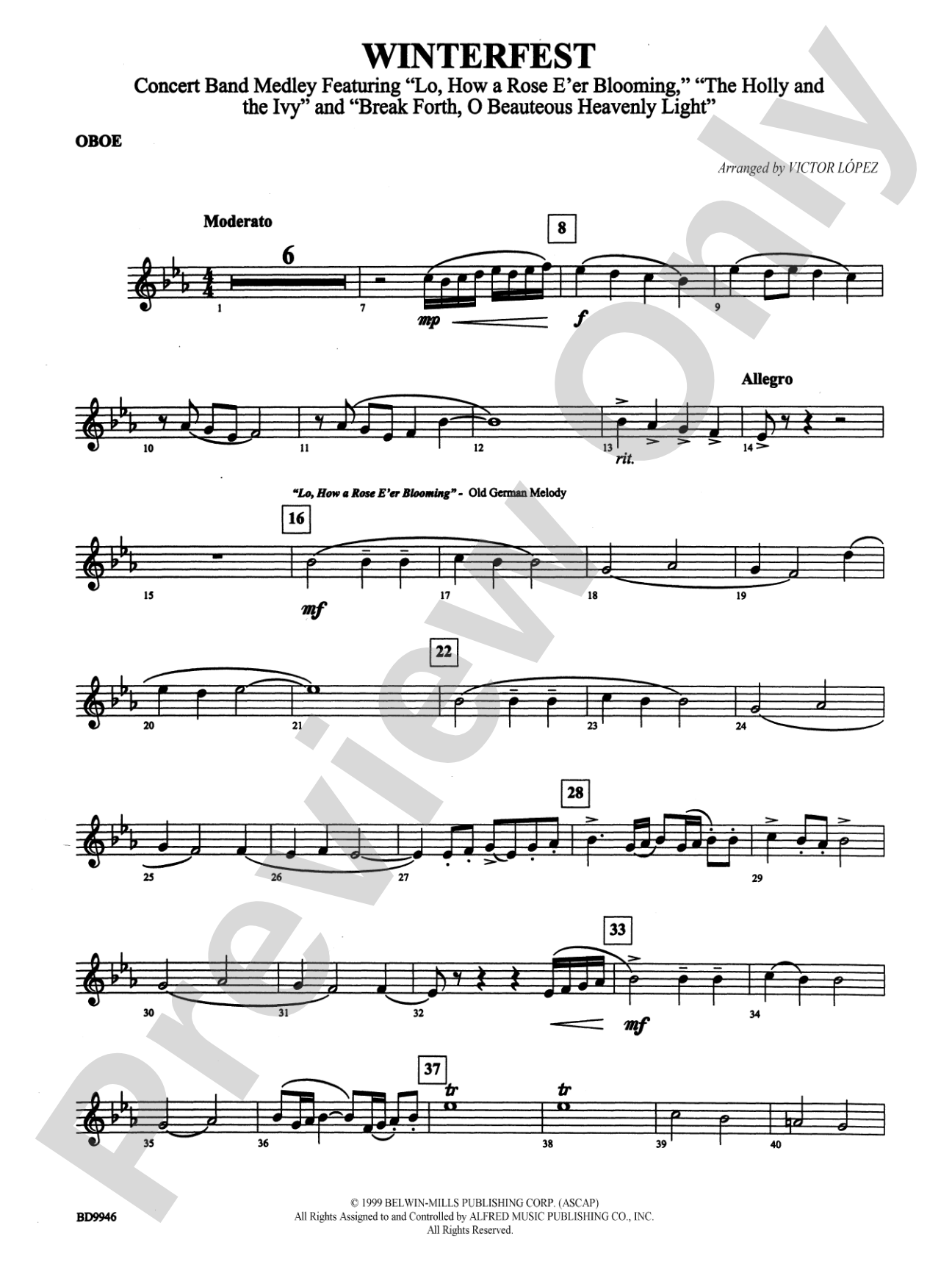 Winterfest: Oboe