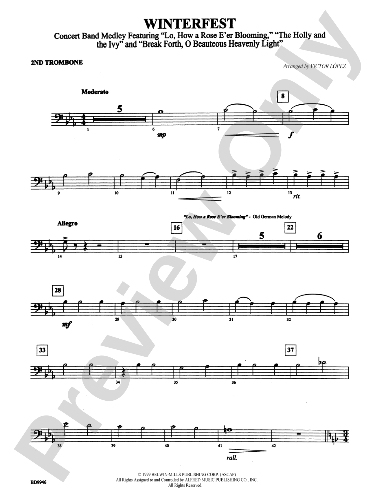 Winterfest: 2nd Trombone