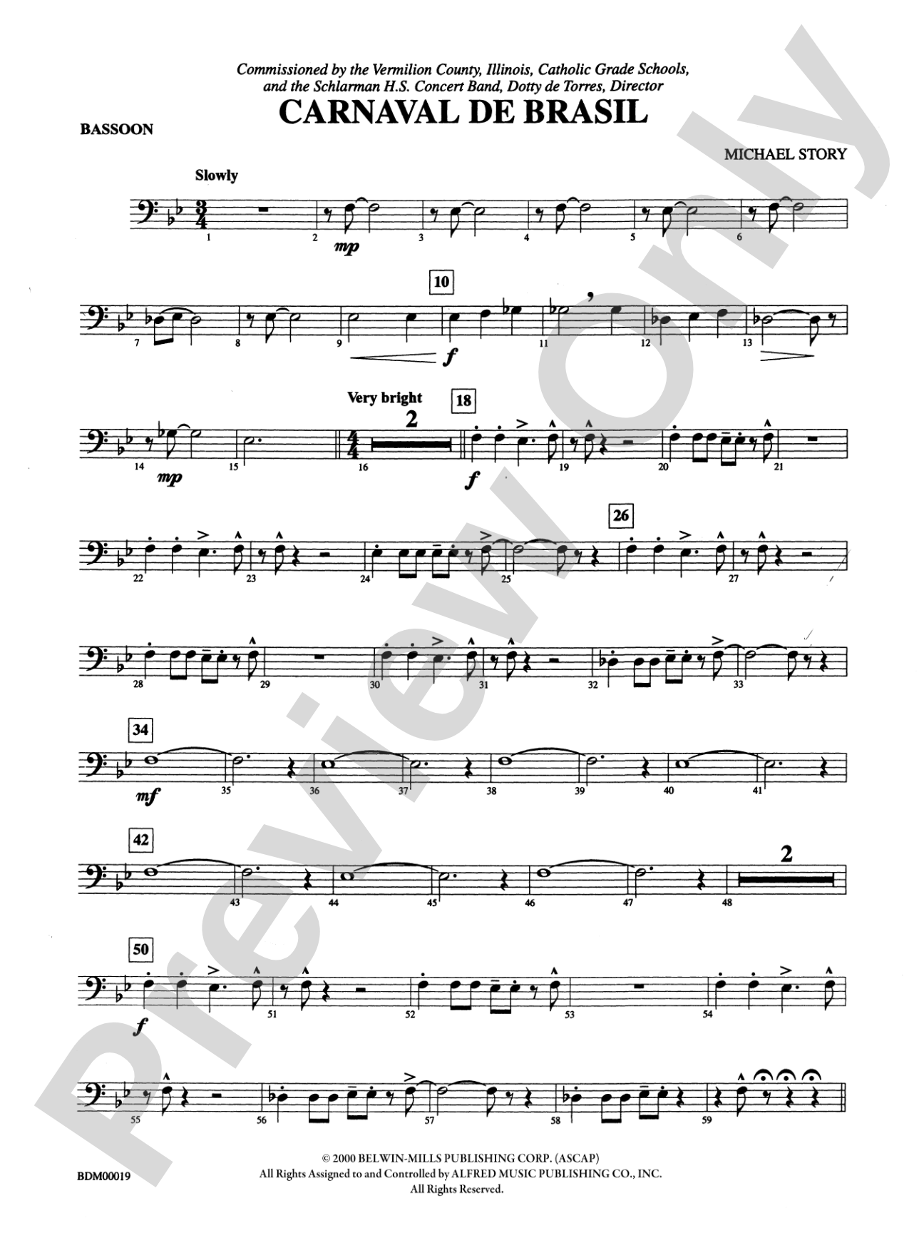 Carnaval de Brasil: Bassoon