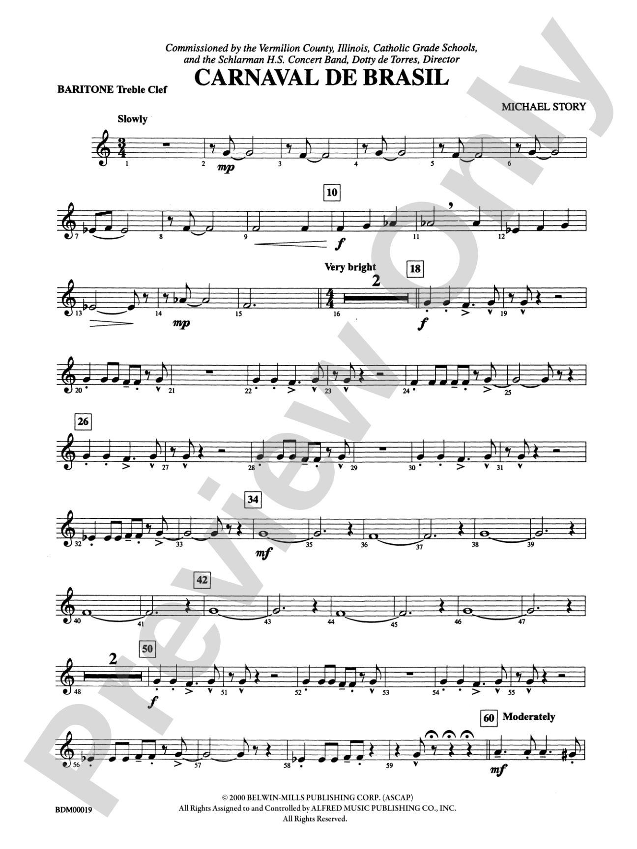 Carnaval de Brasil: Baritone T.C.