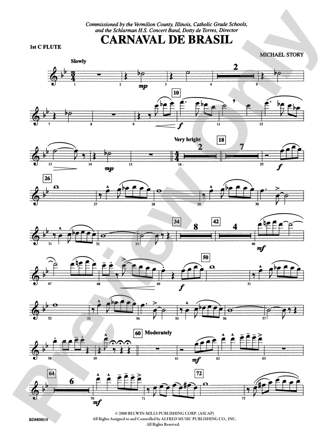 Carnaval de Brasil: Flute