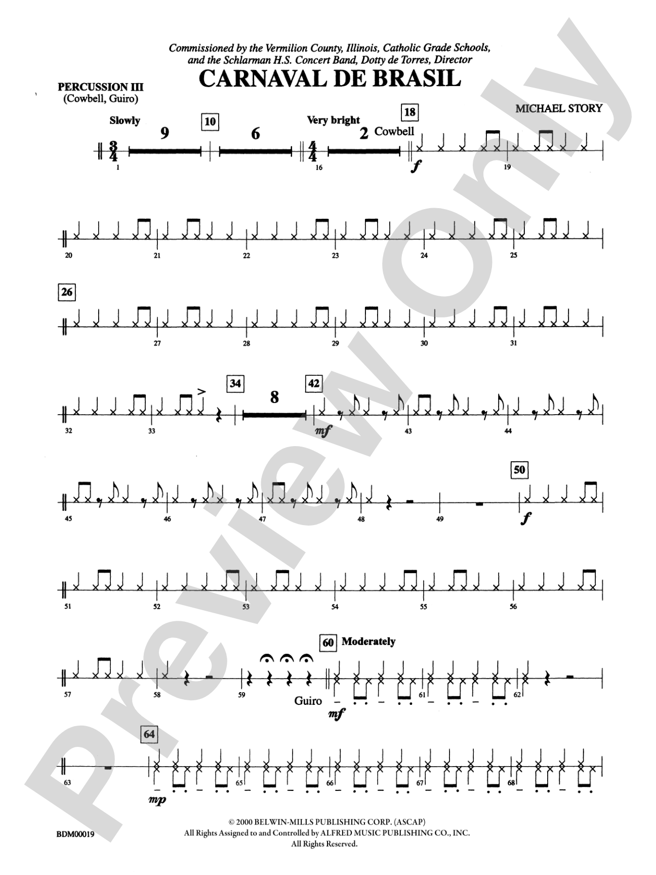 Carnaval de Brasil: 3rd Percussion