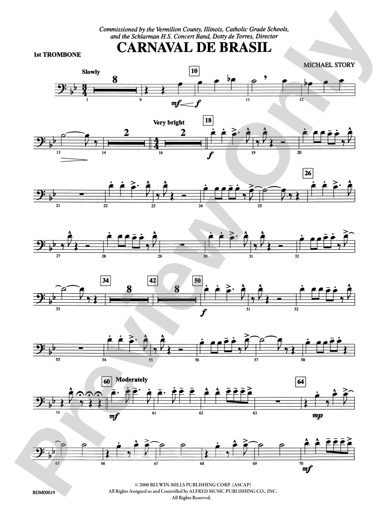 Carnaval de Brasil: 1st Trombone