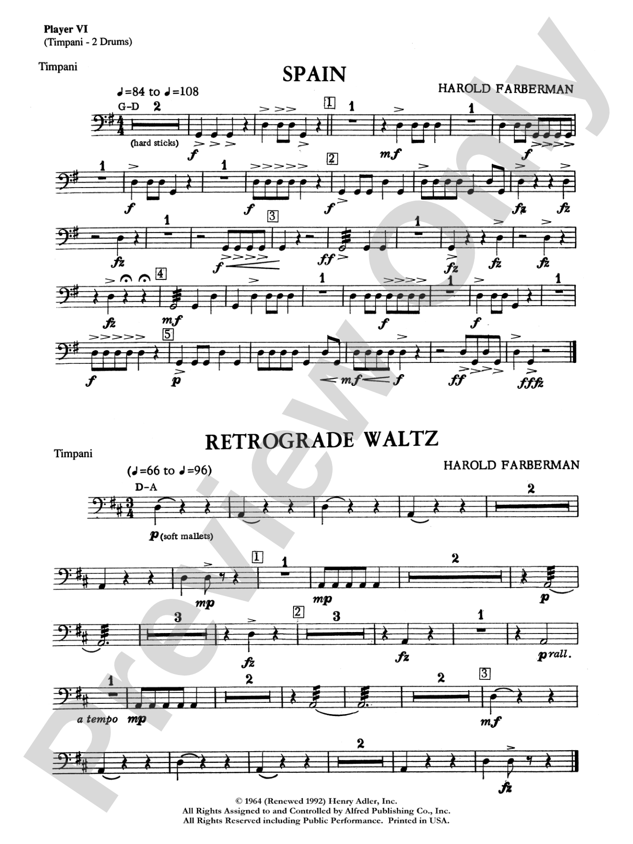 Percussion Ensemble Collection, Level I: 6th Percussion