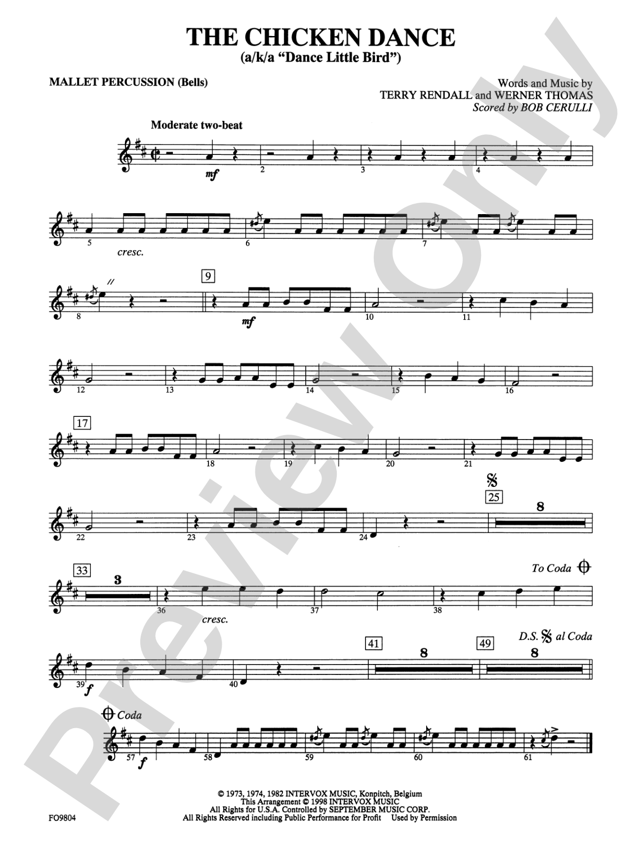 The Chicken Dance: Mallets