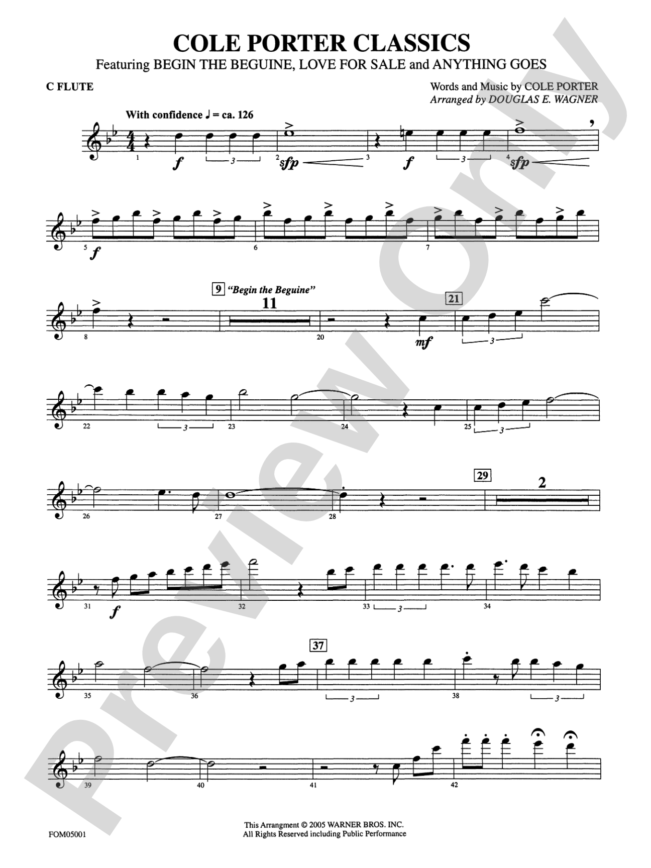 Cole Porter Classics: Flute