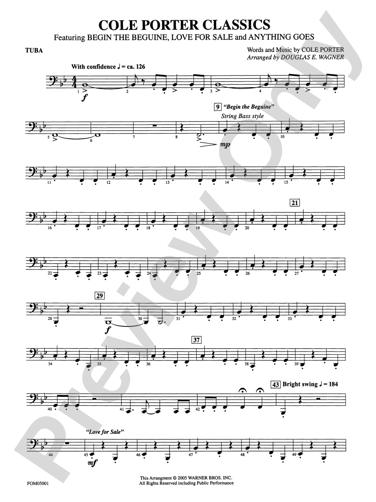 Cole Porter Classics: Tuba