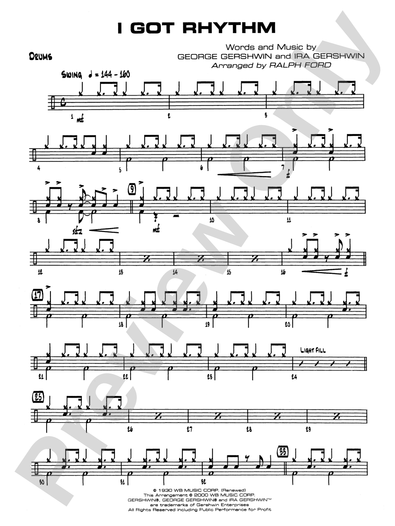 I Got Rhythm: Drums