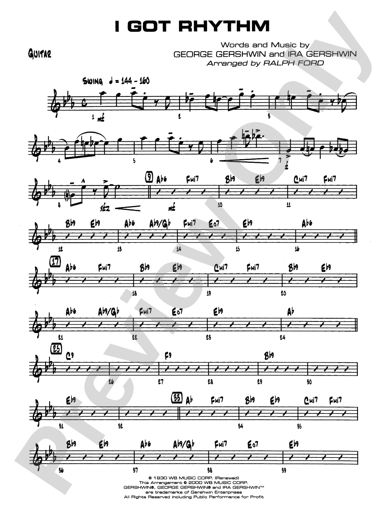 I Got Rhythm: Guitar