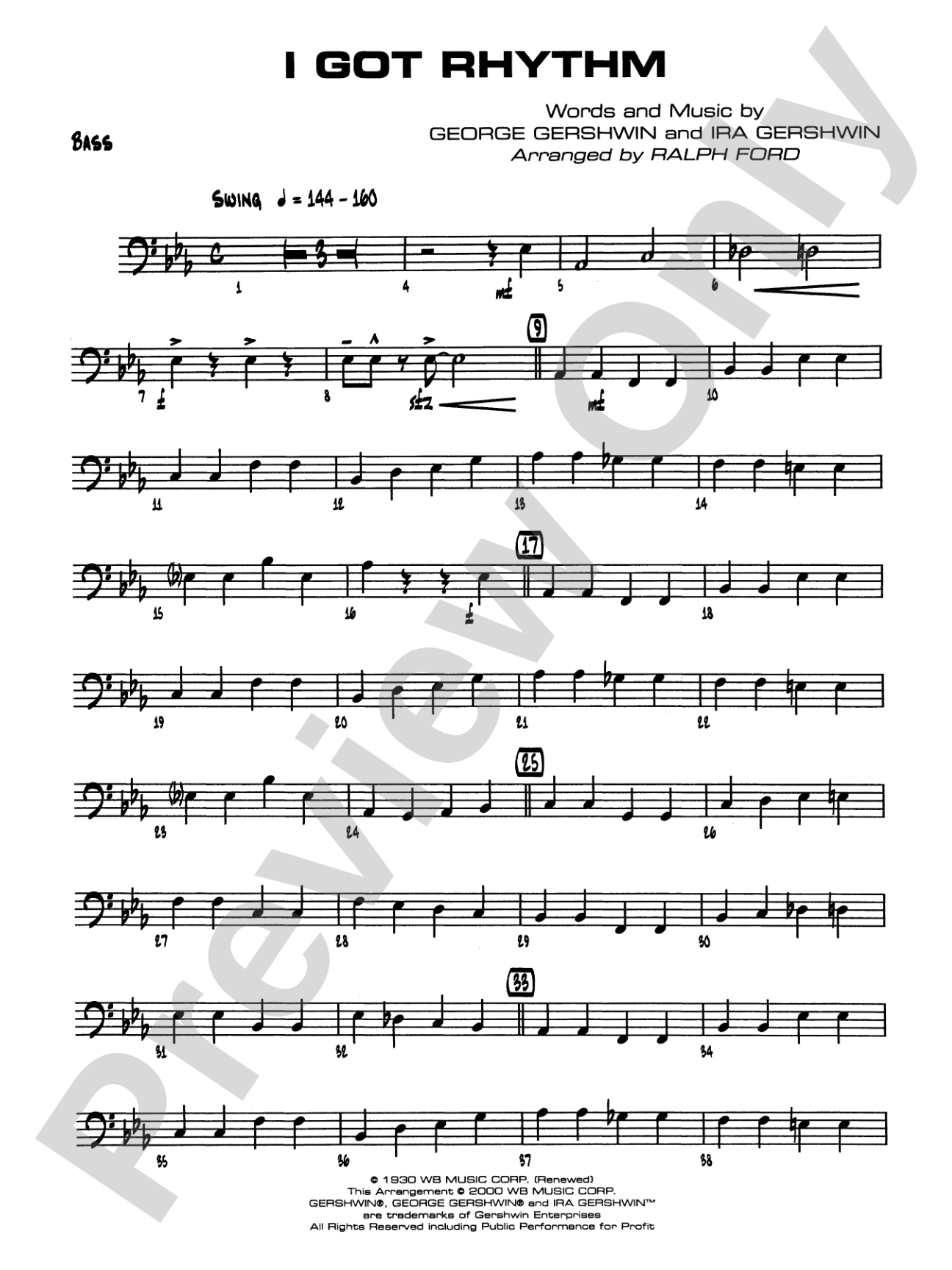 I Got Rhythm: String Bass