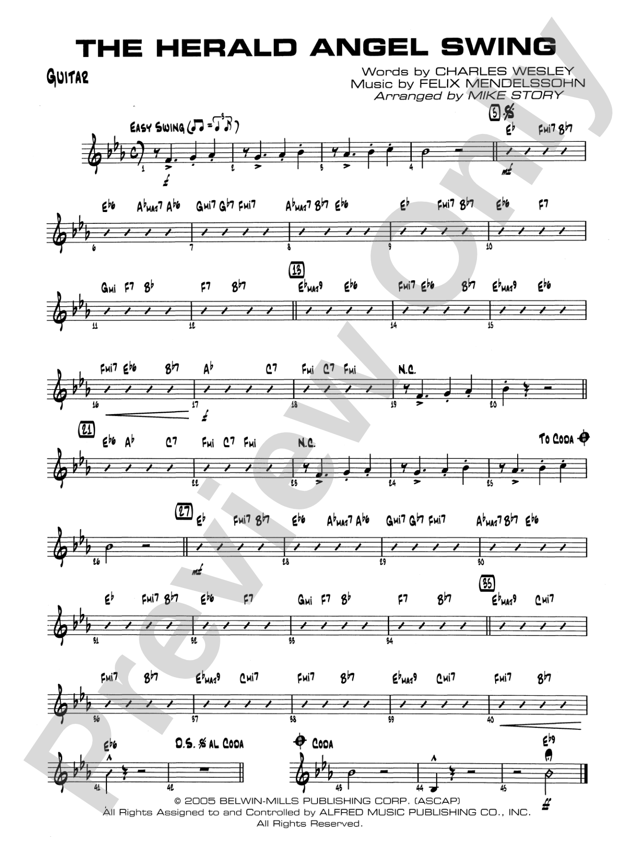 The Herald Angels Swing: Guitar