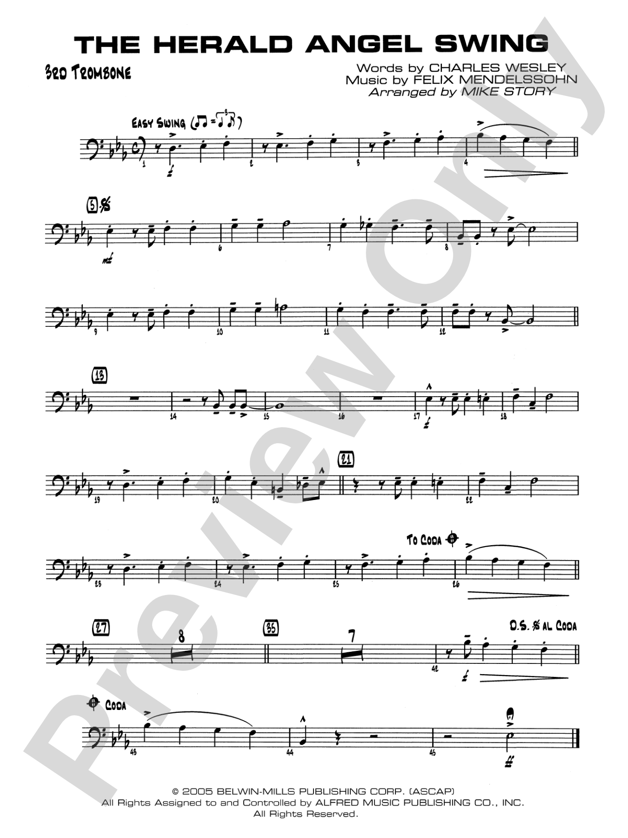 The Herald Angels Swing: 3rd Trombone