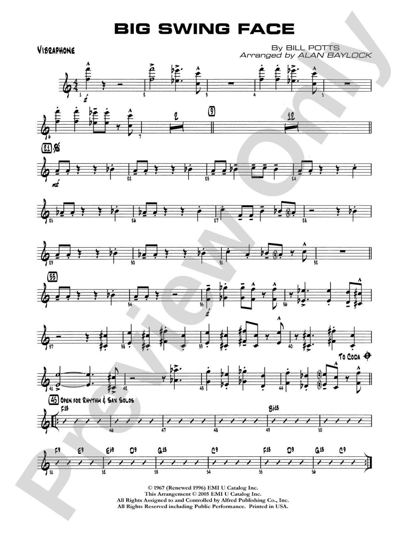 Big Swing Face: Vibraphone