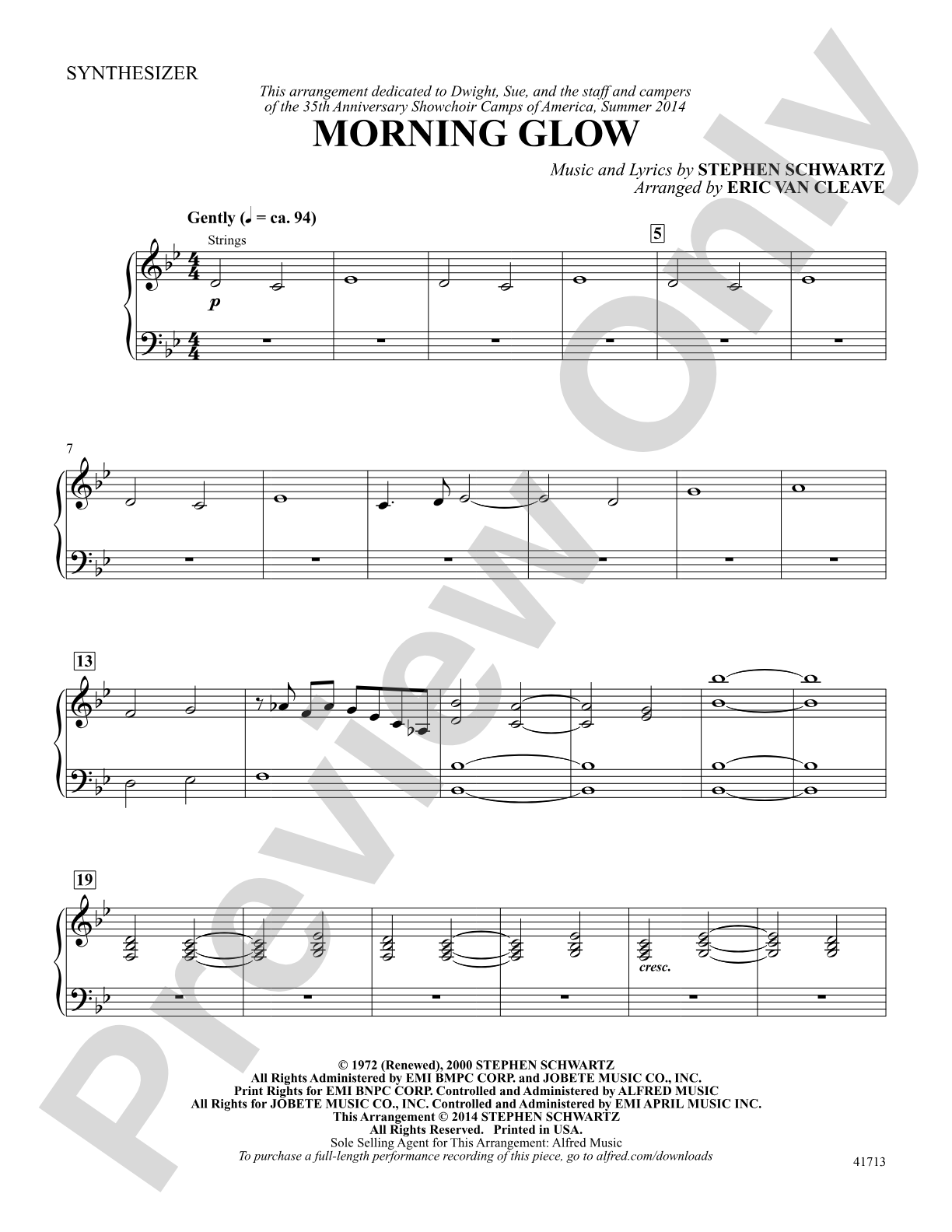 Morning Glow: Synthesizer: Choral SoundPax