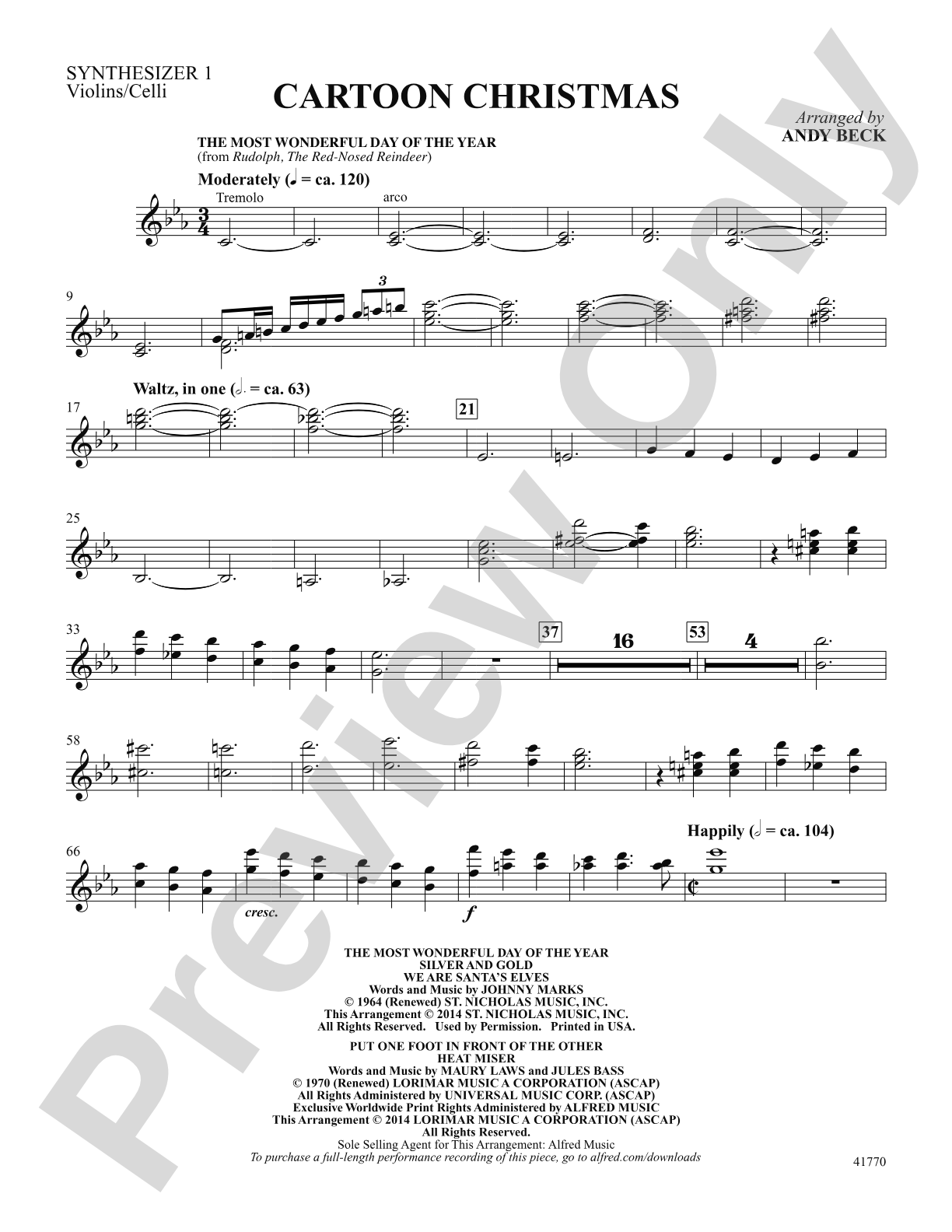 Cartoon Christmas: Synthesizer 1: Choral SoundPax