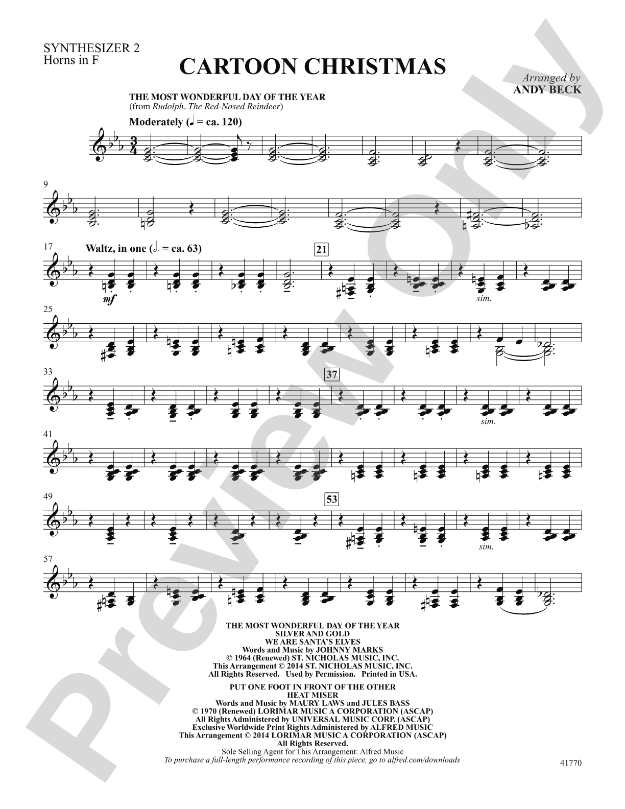 Cartoon Christmas: Synthesizer 2: Choral SoundPax