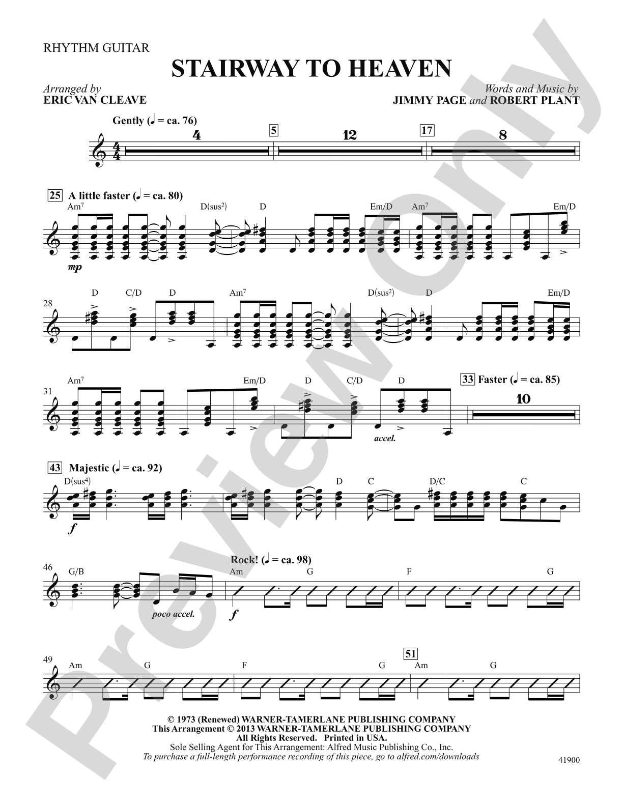 Stairway to Heaven: Rhythm Guitar: Choral SoundPax