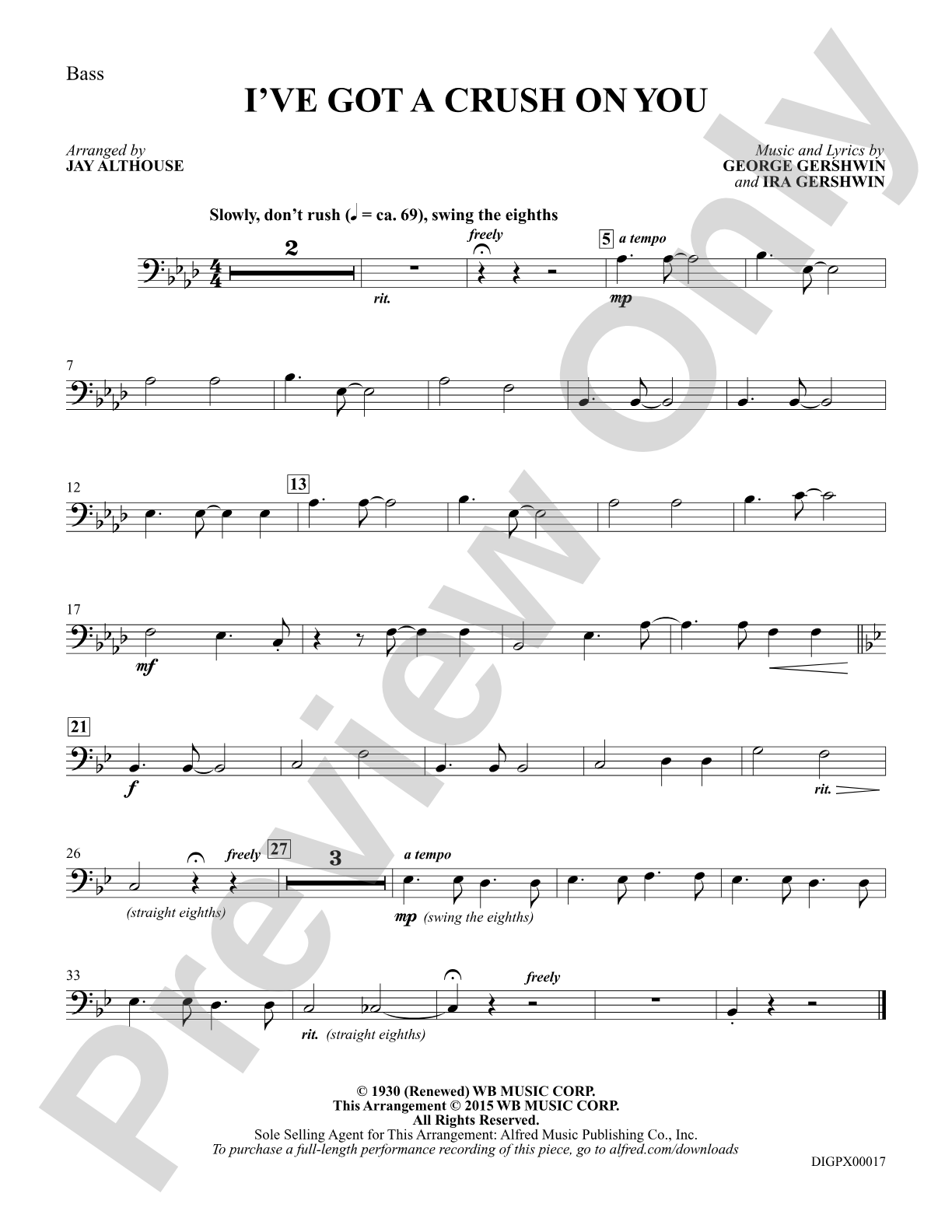 I've Got a Crush on You: Choral Octavo Digital SoundPax