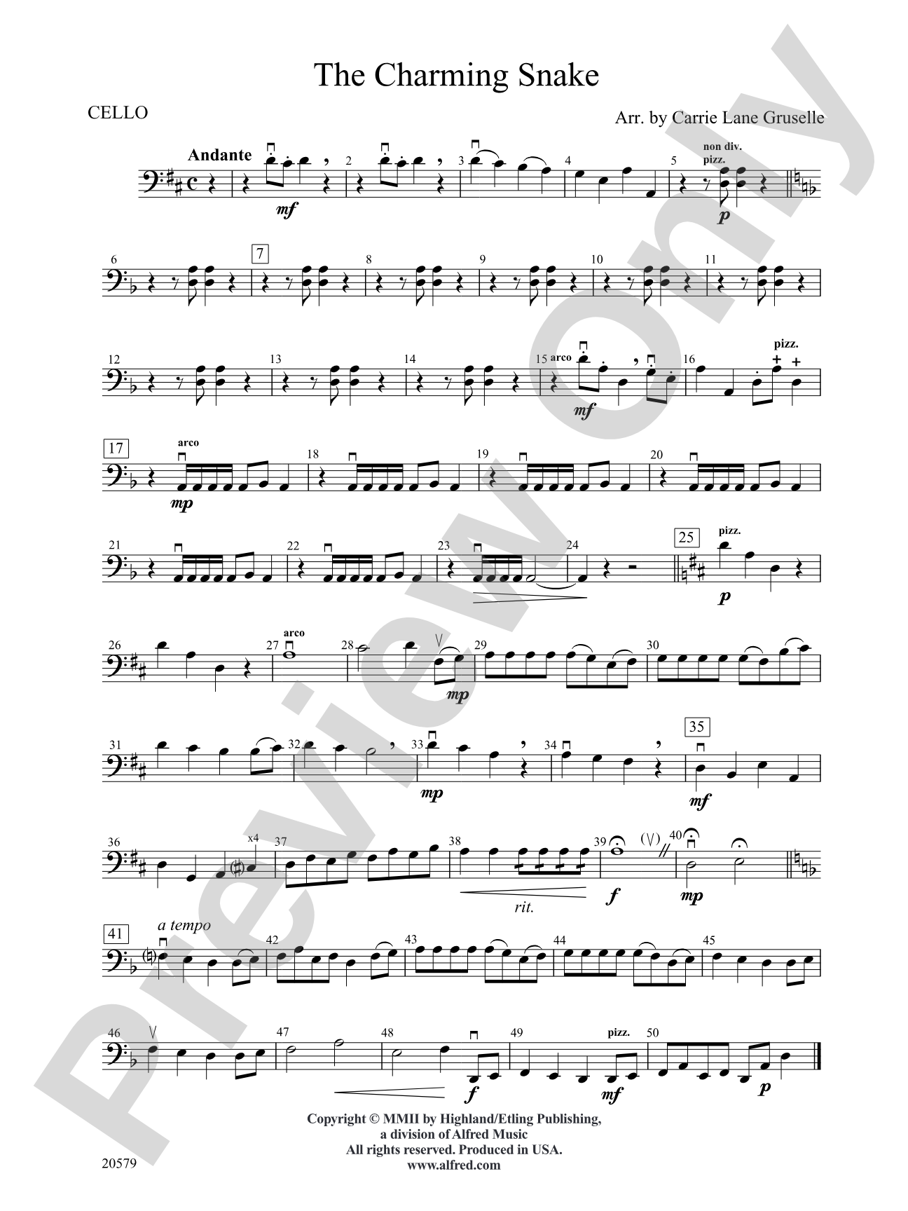 The Charming Snake: Cello