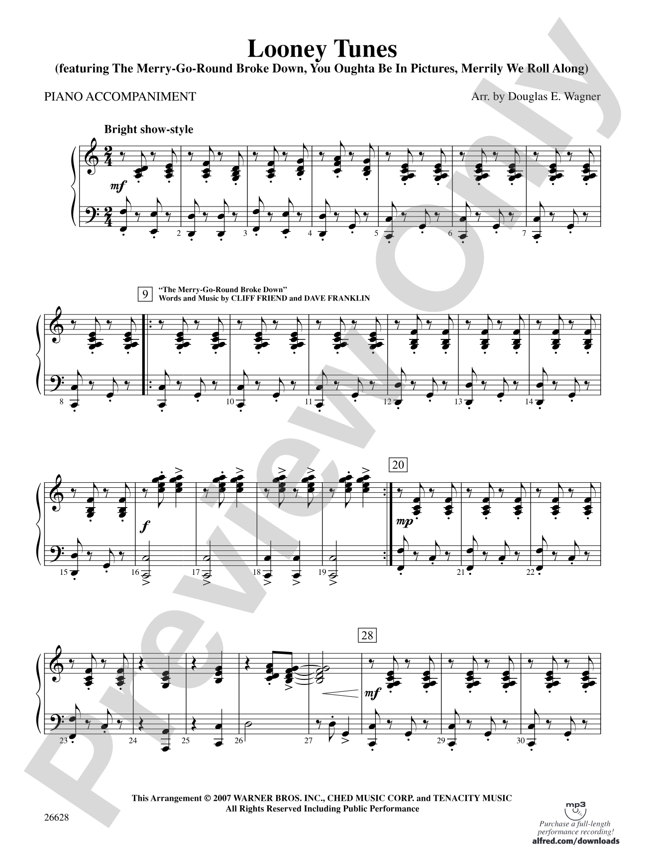 Looney Tunes: Piano Accompaniment