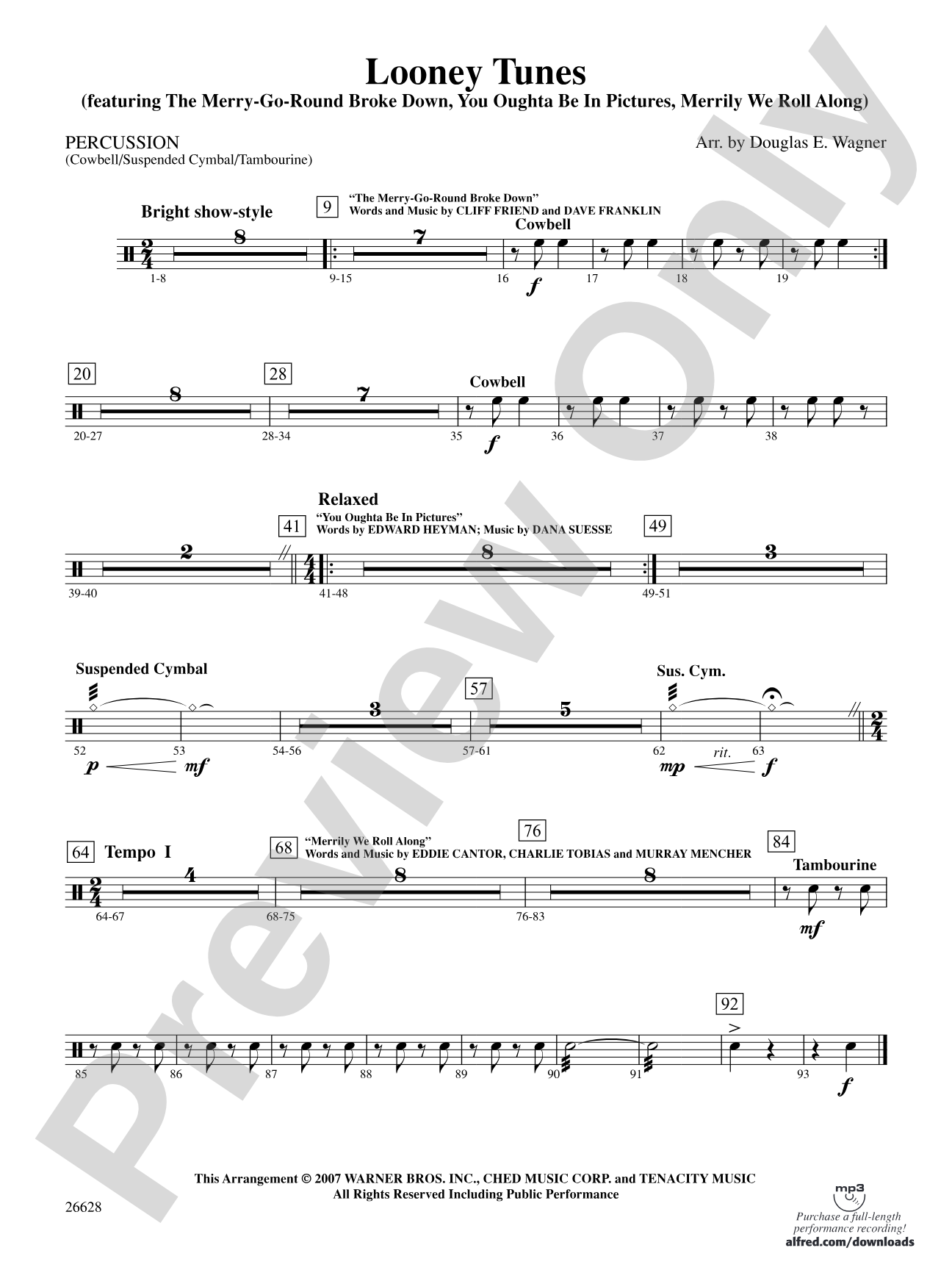 Looney Tunes: 1st Percussion