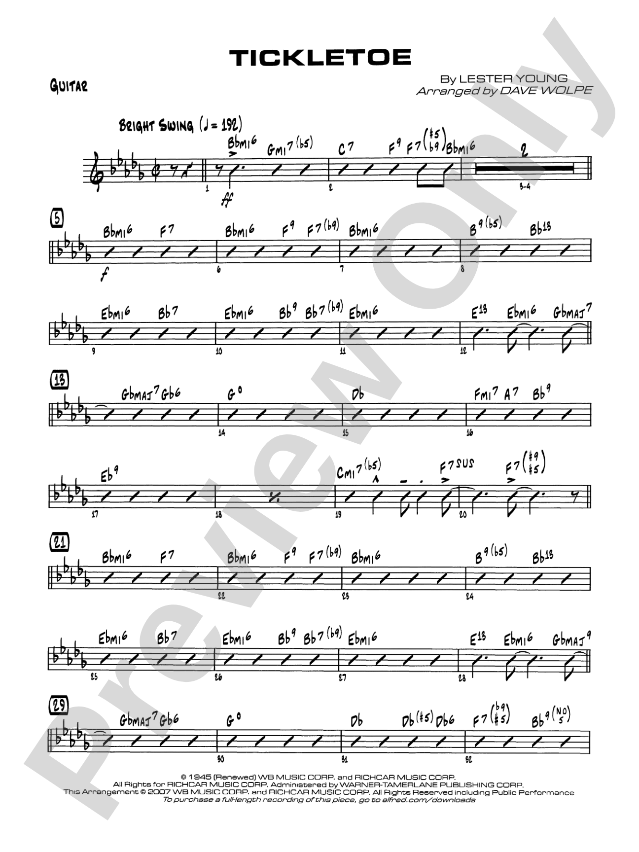 Tickletoe: Guitar