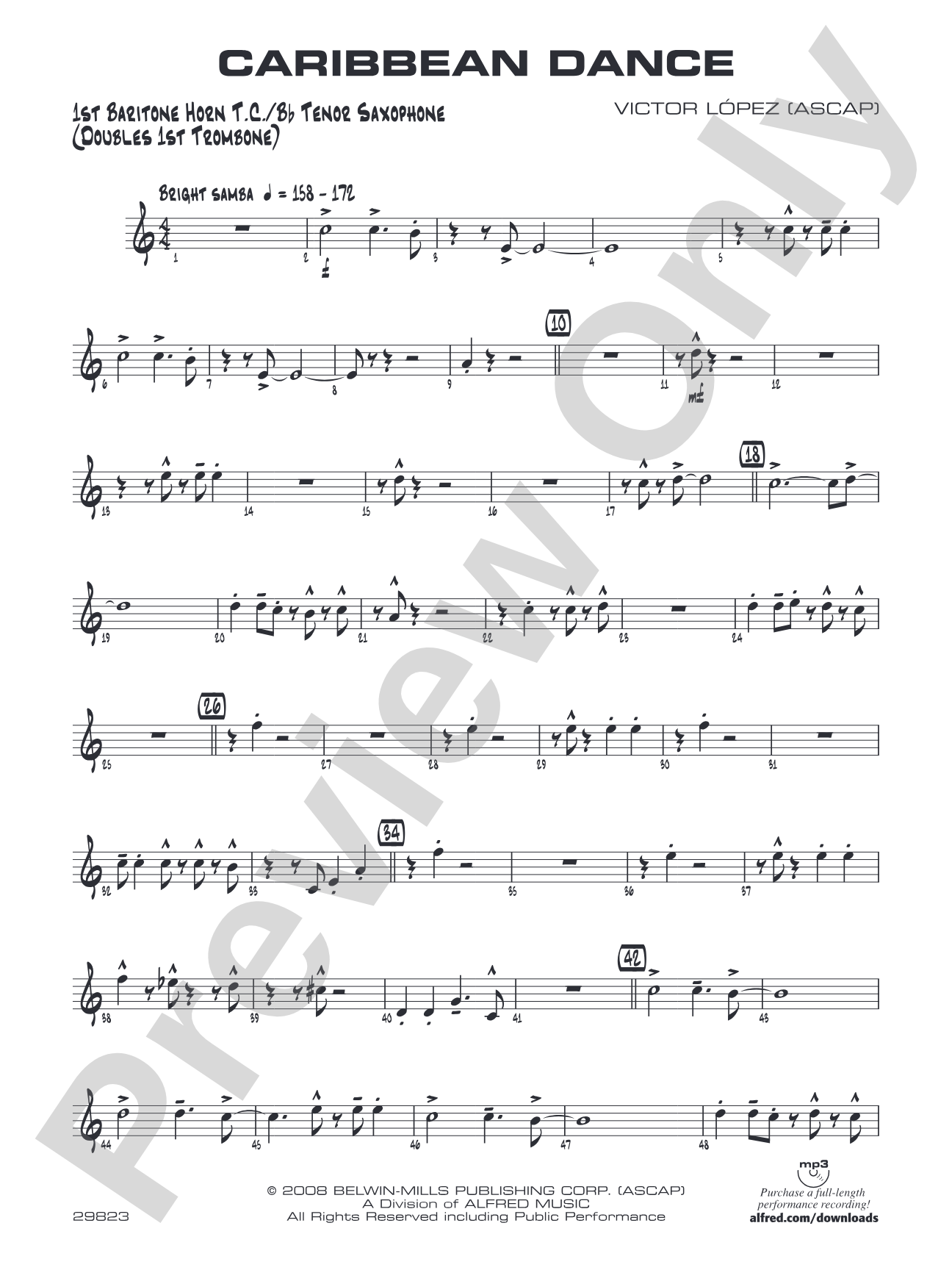 Caribbean Dance: Baritone T.C.