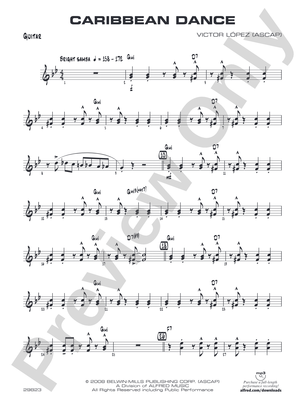 Caribbean Dance: Guitar