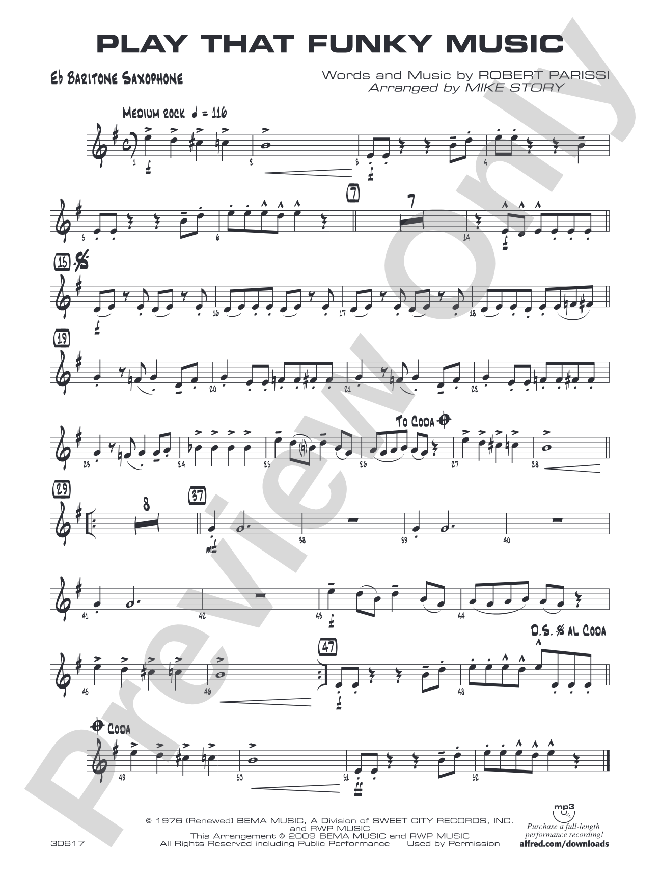 Play That Funky Music: E-flat Baritone Saxophone