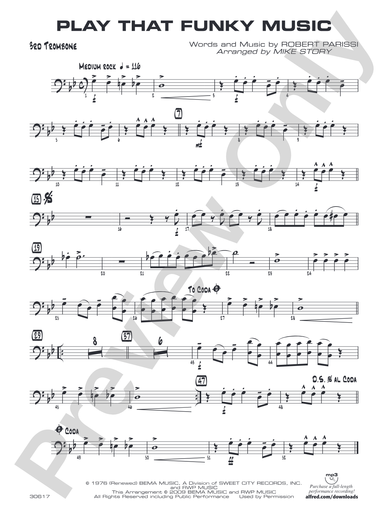 Play That Funky Music: 3rd Trombone
