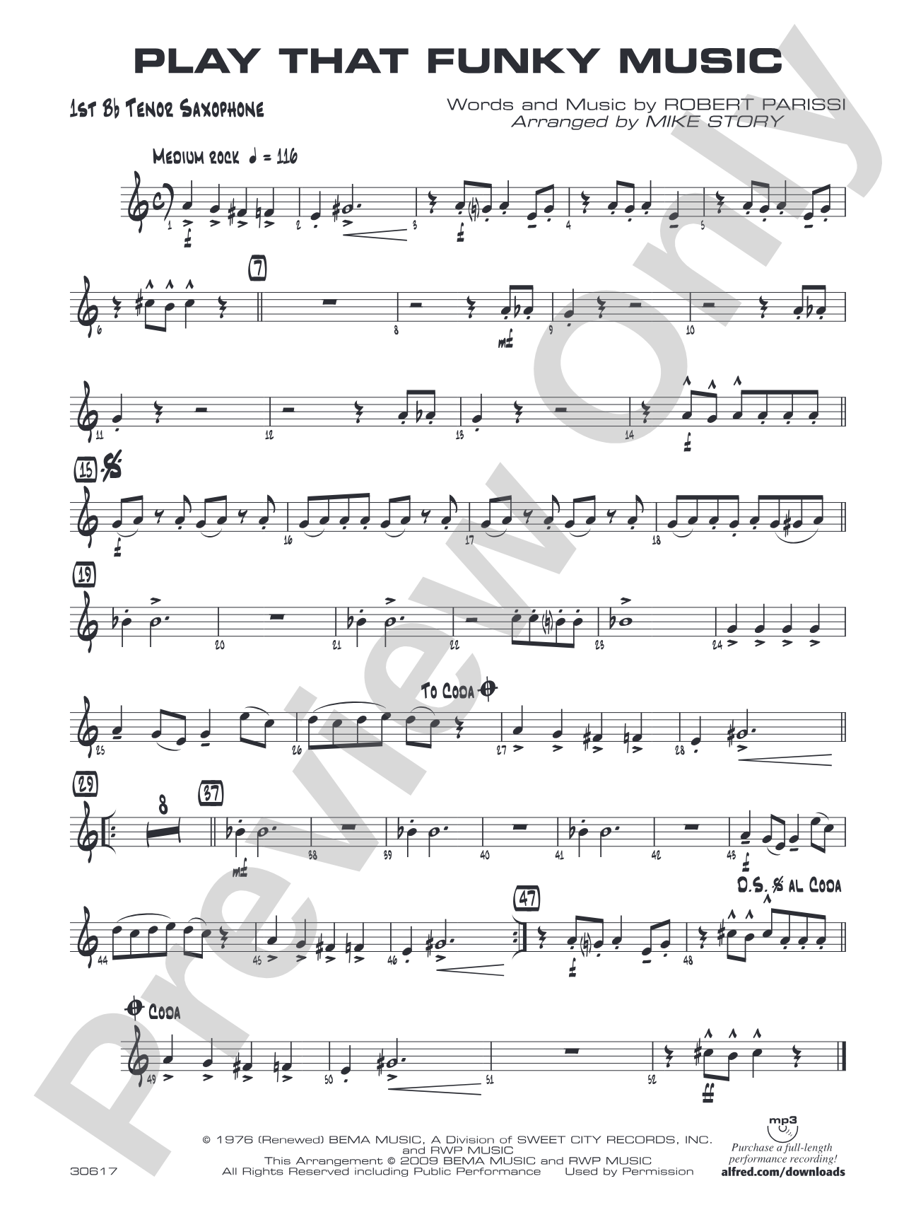 Play That Funky Music: B-flat Tenor Saxophone