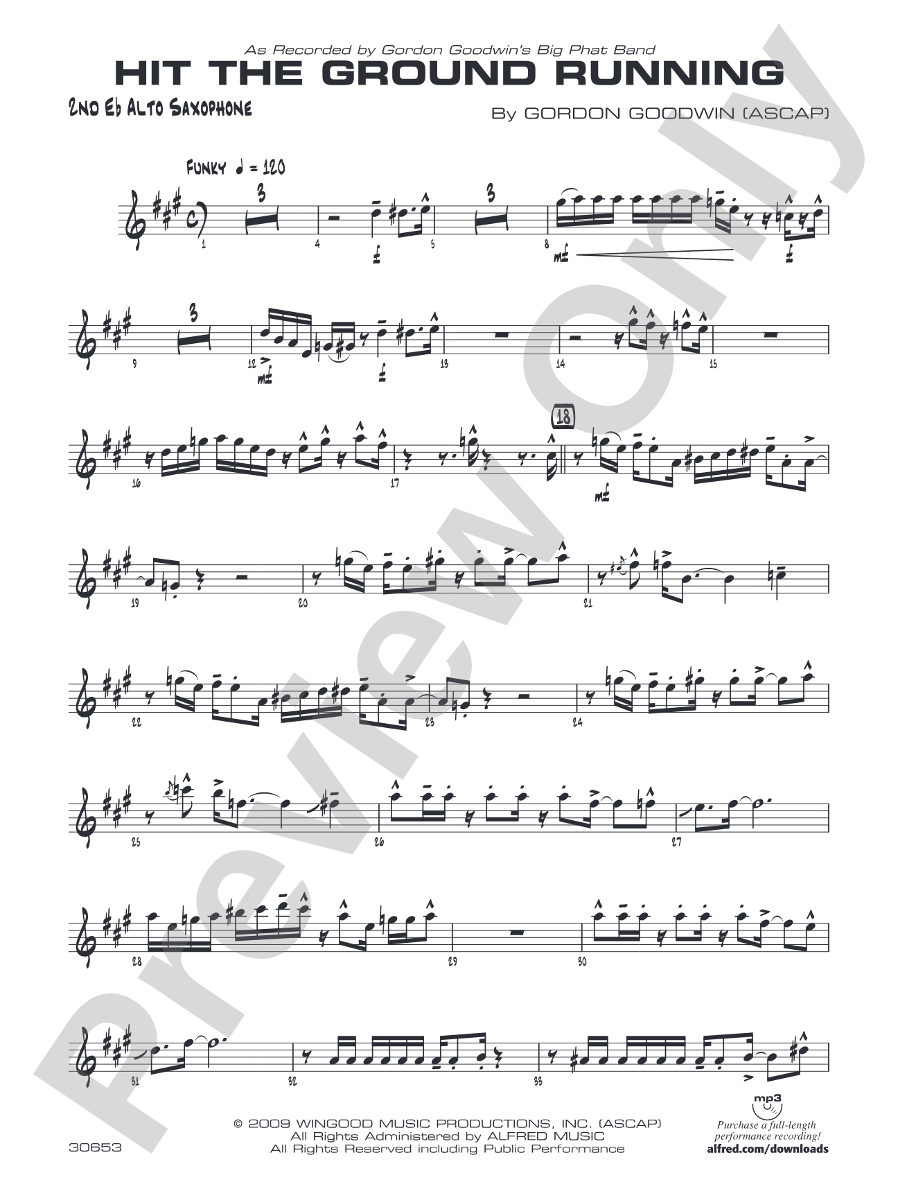 Hit the Ground Running: 2nd E-flat Alto Saxophone