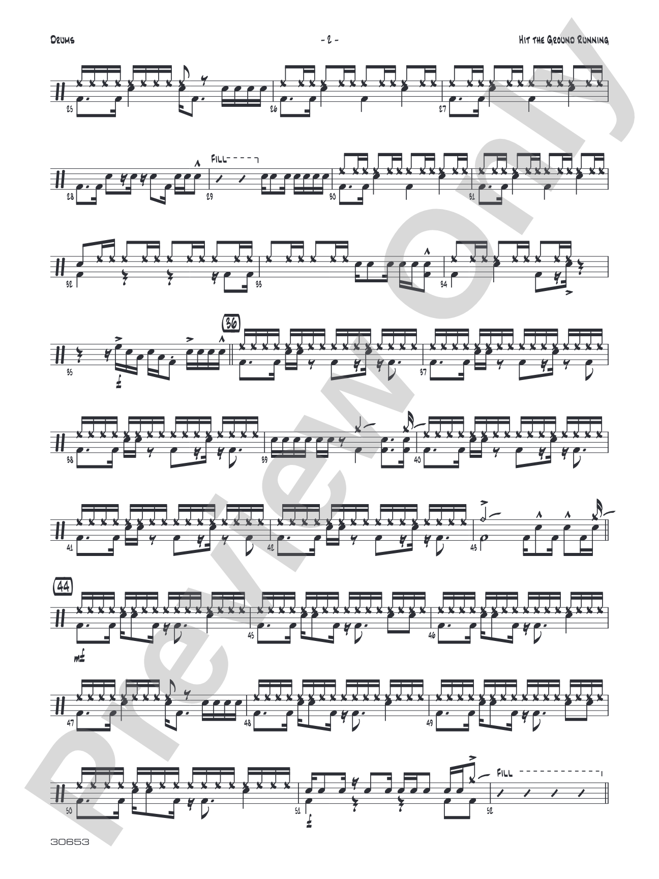 Hit the Ground Running: Drums
