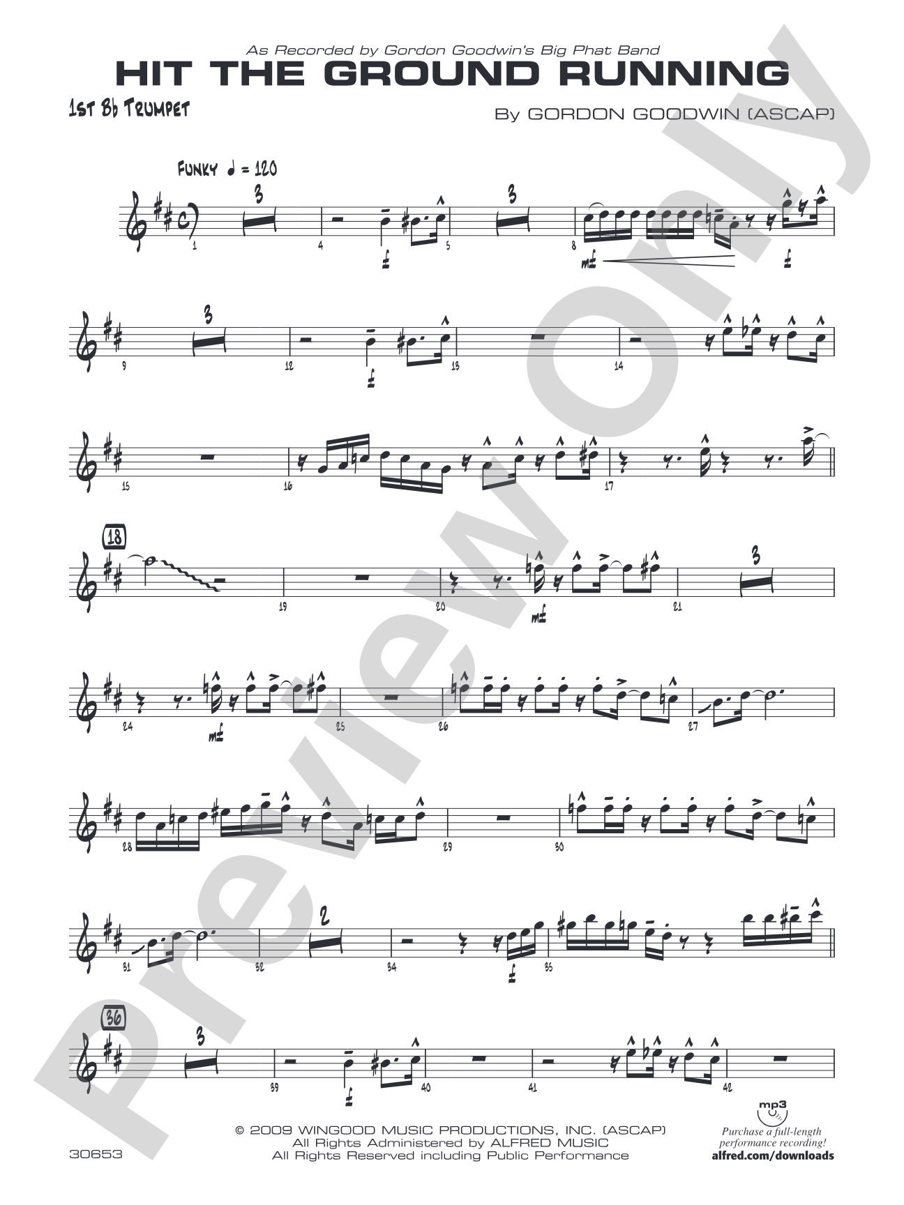 Hit the Ground Running: 1st B-flat Trumpet