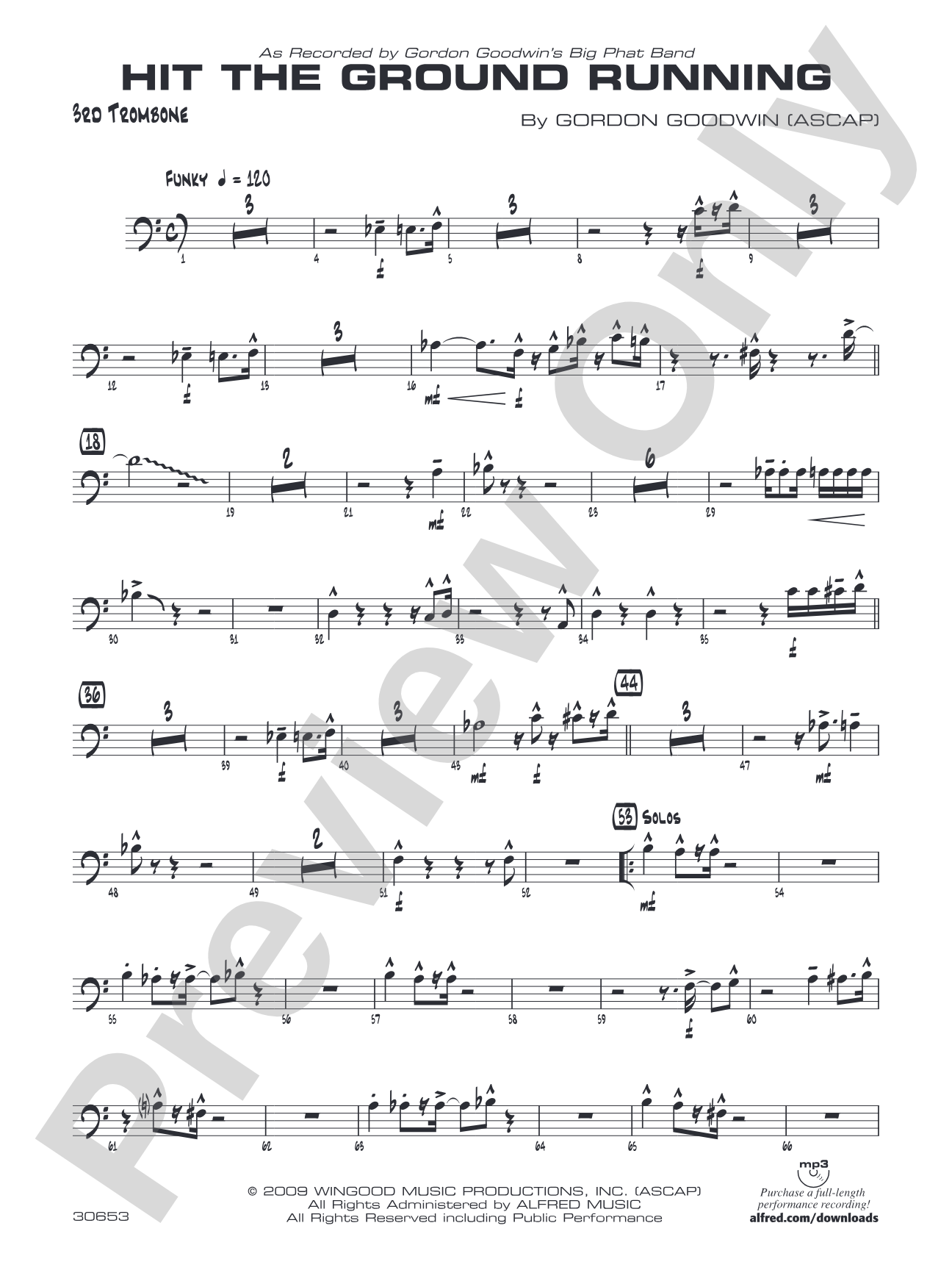 Hit the Ground Running: 3rd Trombone