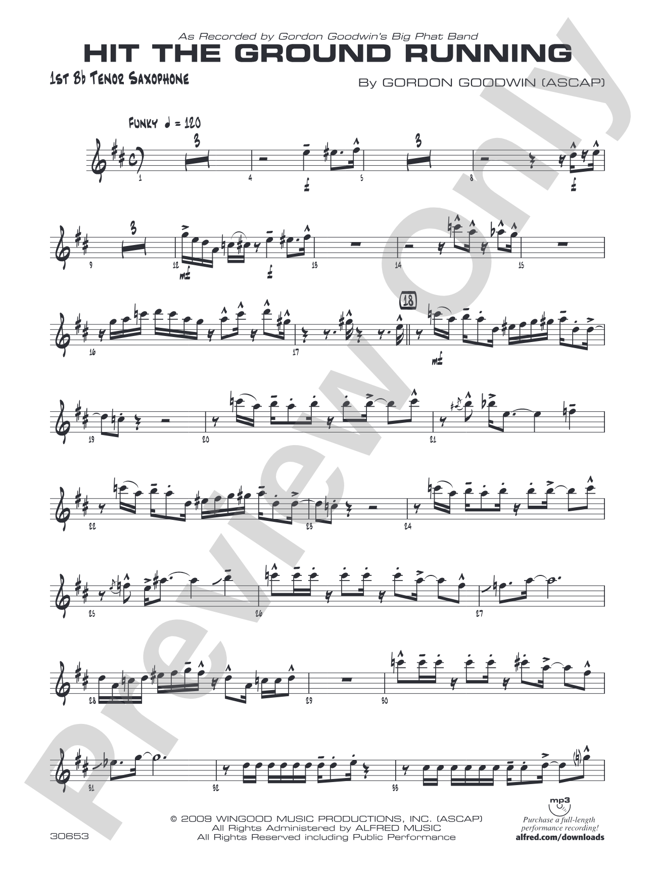 Hit the Ground Running: B-flat Tenor Saxophone