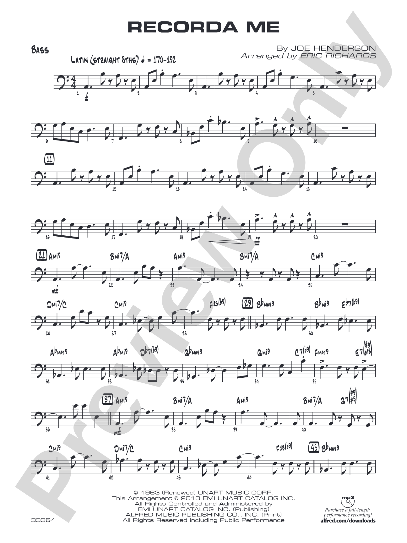 Recorda Me: String Bass