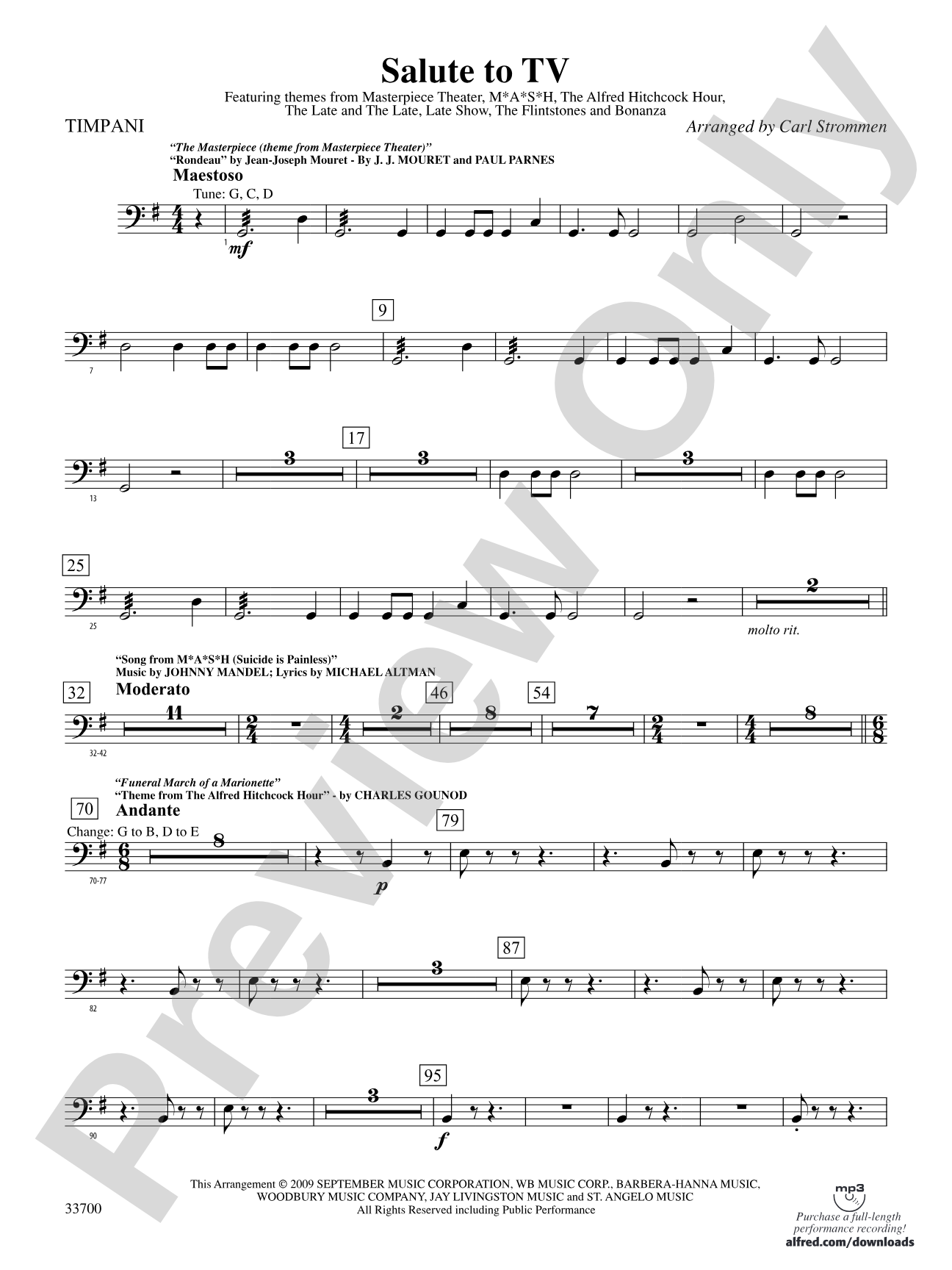 Salute to TV: Timpani