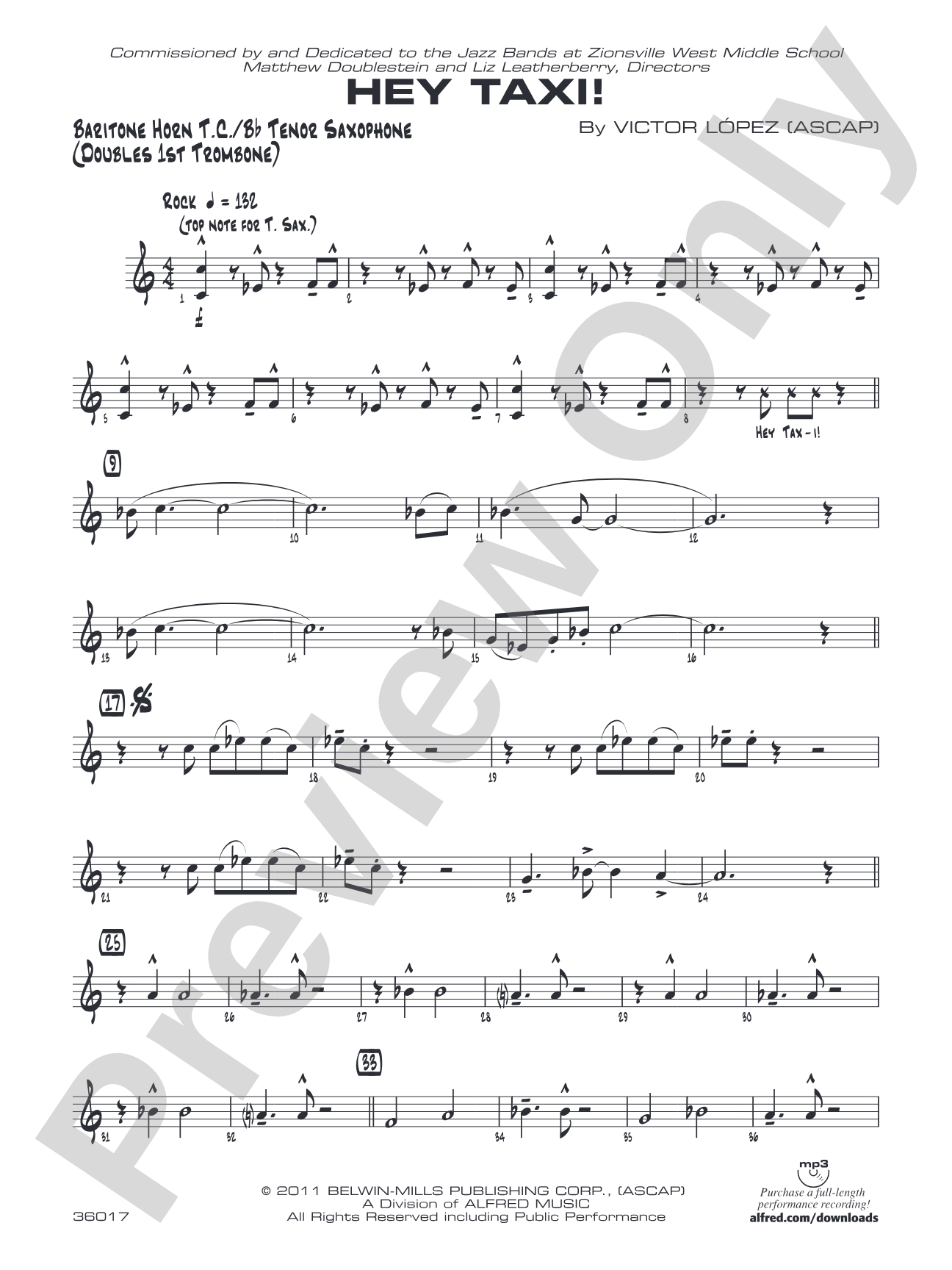 Hey Taxi!: Baritone T.C.