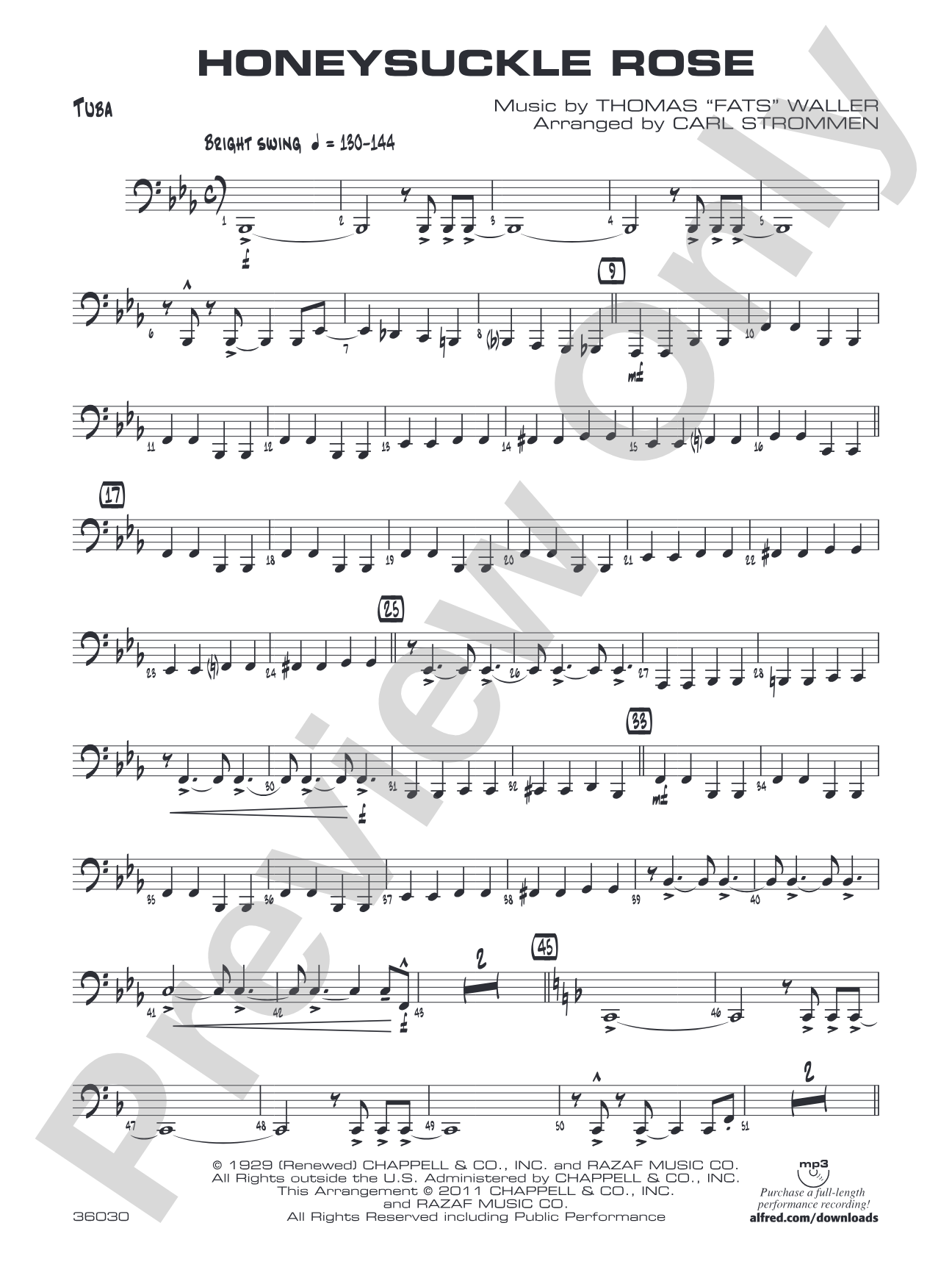 Honeysuckle Rose: Tuba