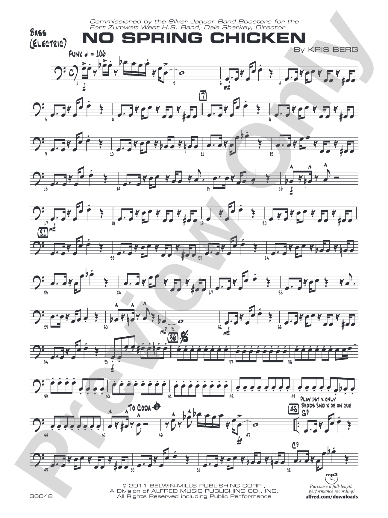 No Spring Chicken: String Bass