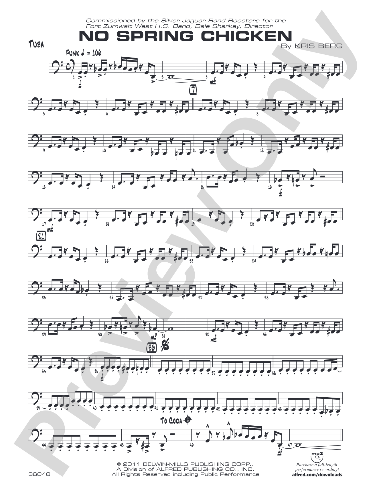 No Spring Chicken: Tuba