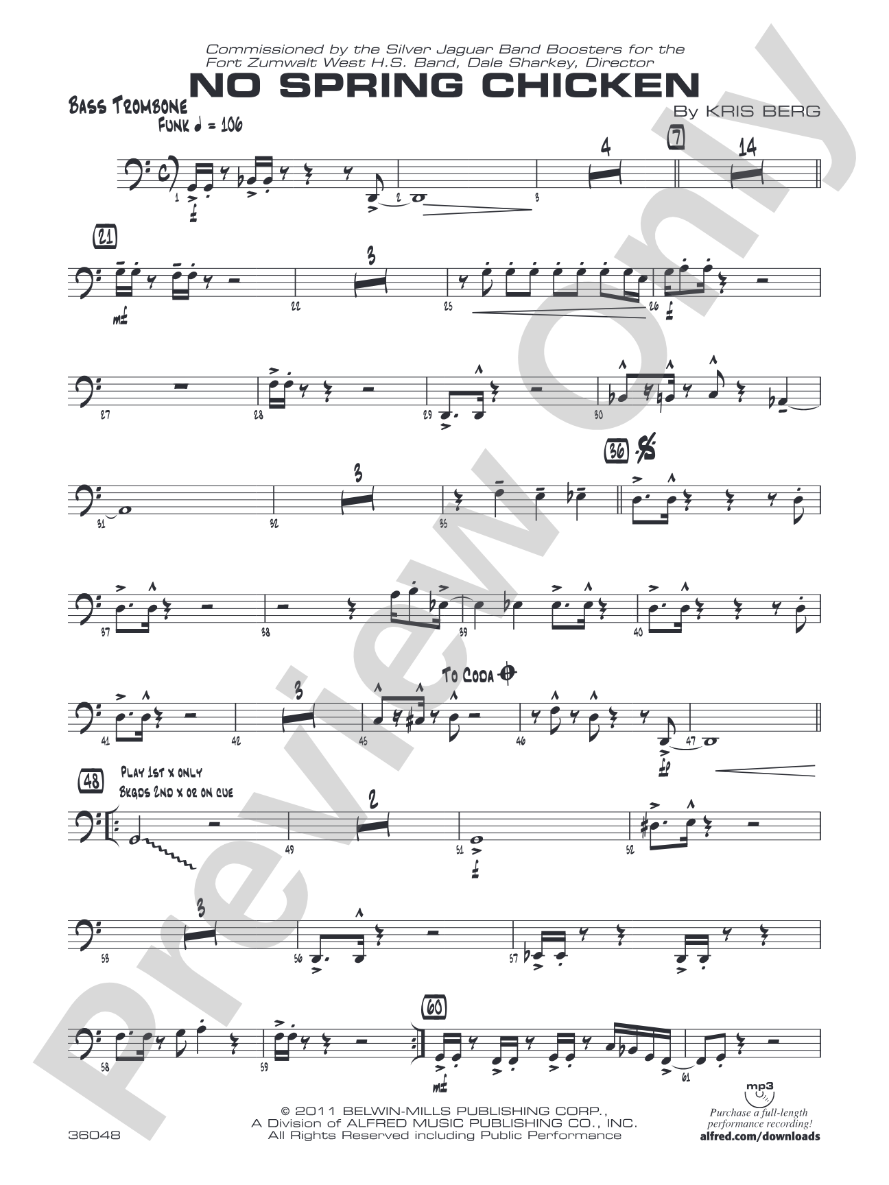 No Spring Chicken: 4th Trombone