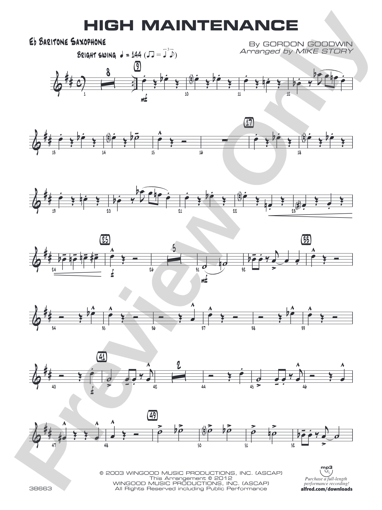 High Maintenance: E-flat Baritone Saxophone