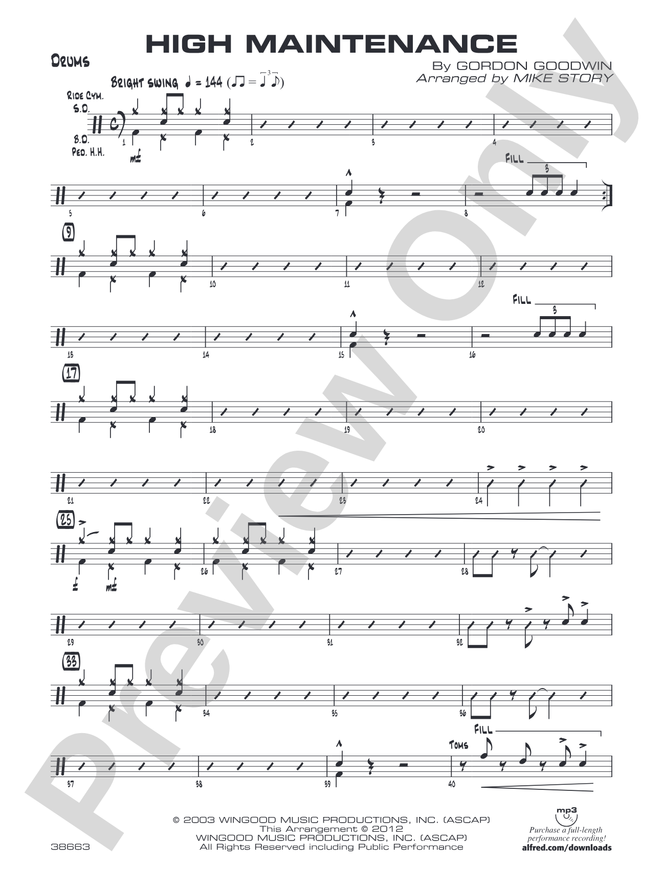 High Maintenance: Drums