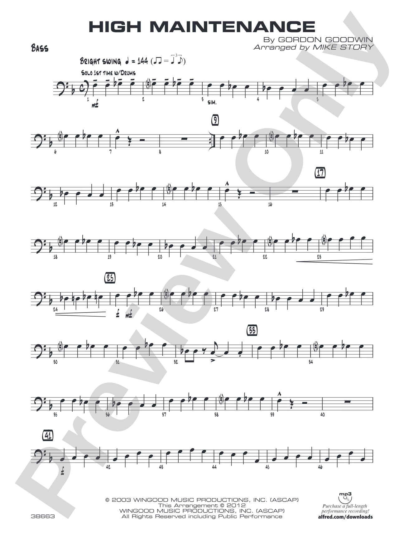 High Maintenance: String Bass