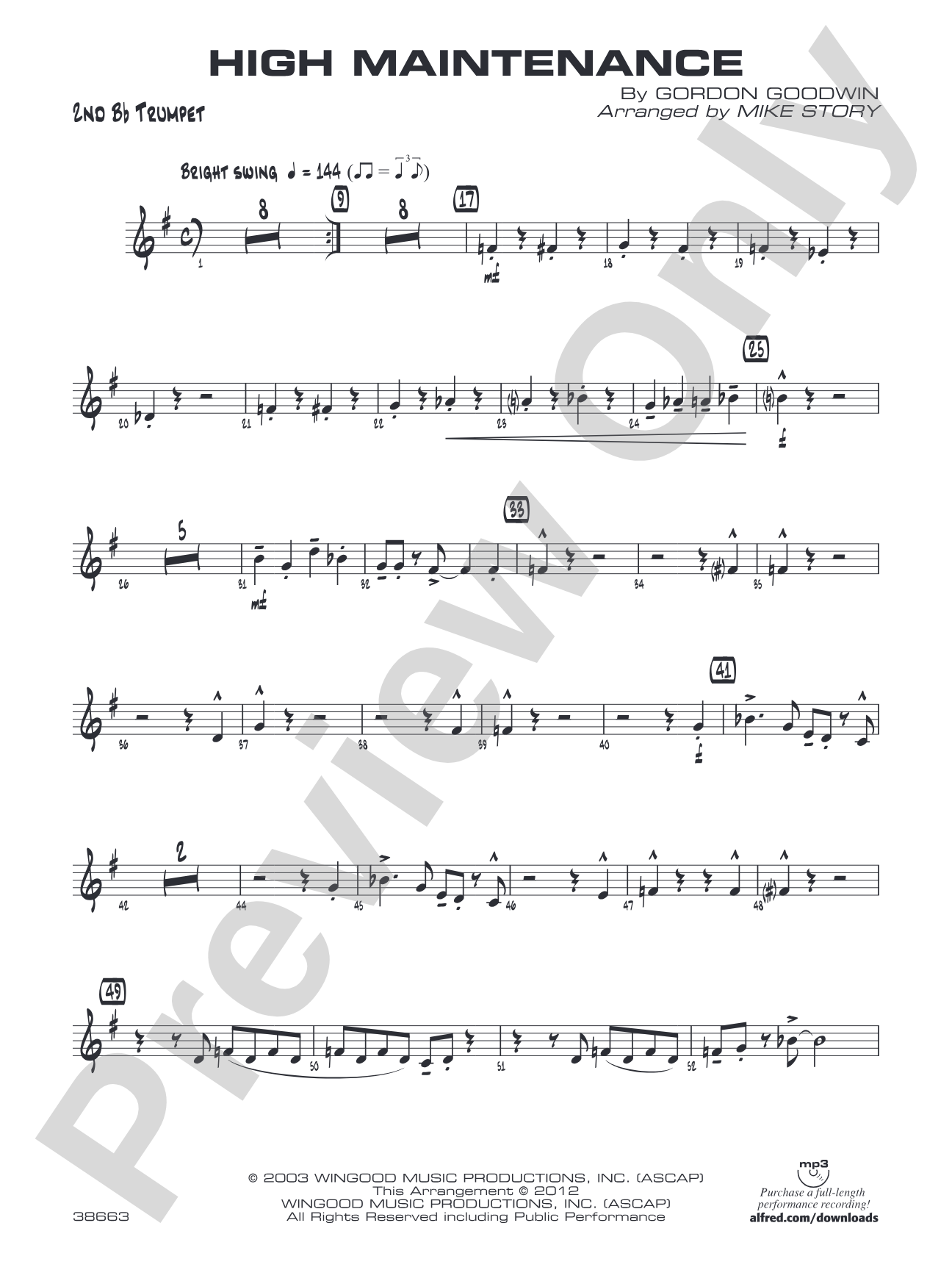 High Maintenance: 2nd B-flat Trumpet